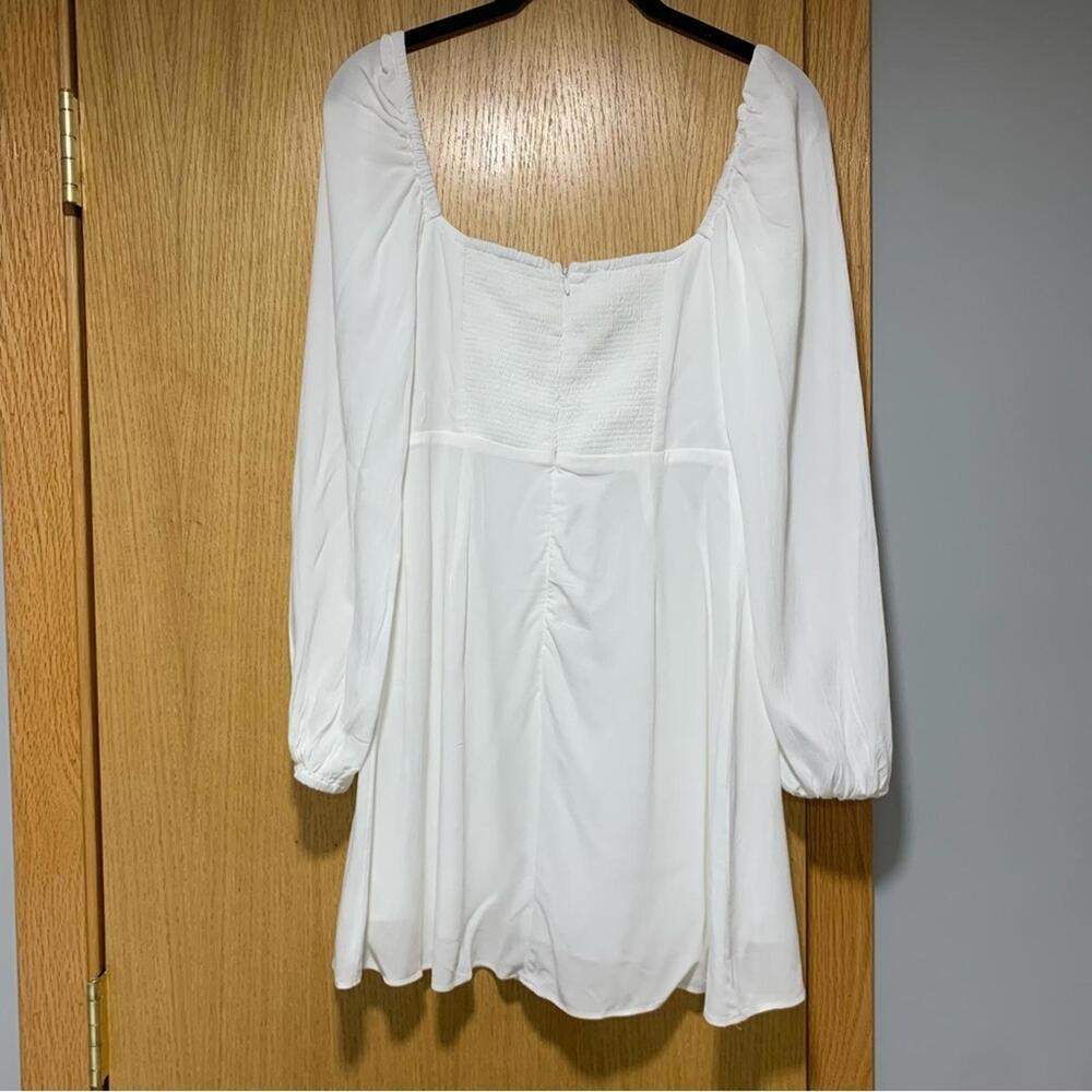 Princess Polly Elvira Mini White Dress - Size 2 - Picture 3 of 4